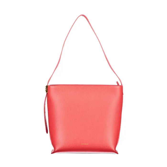 Coccinelle Borsa a Spalla Pelle Donna Rossa Logo Rosso