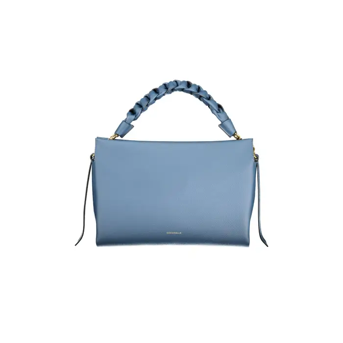 Coccinelle Borsa a Tracolla Pelle Donna Blu Chiusura con Zip e Magneti