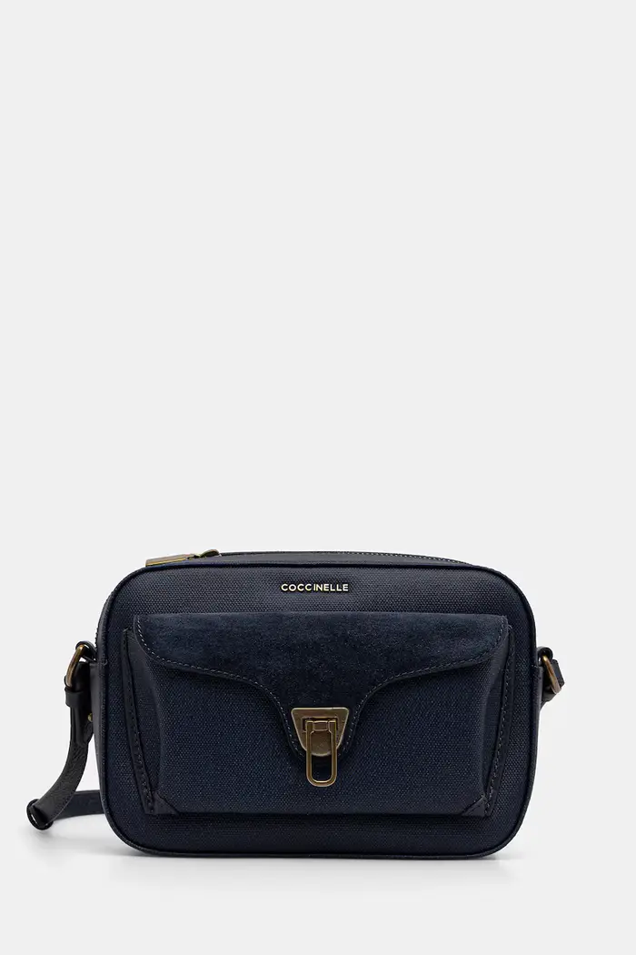 Coccinelle borsa a tracollo da donna Blu navy
