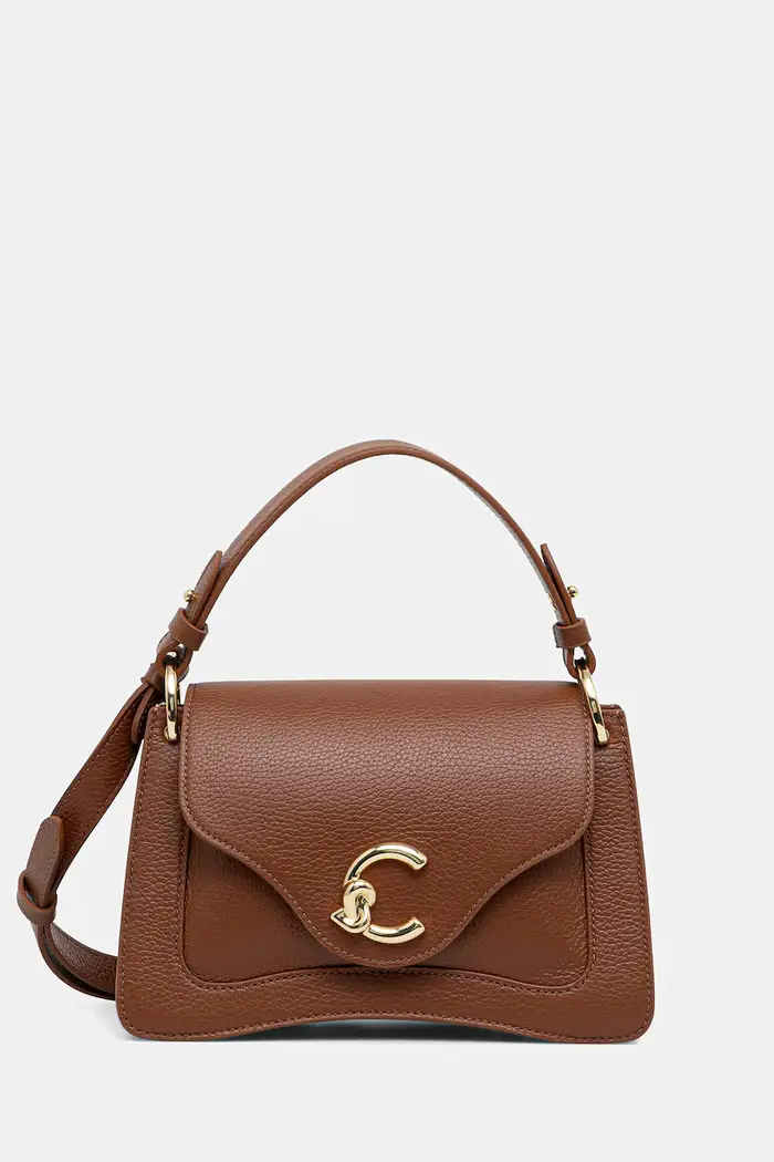 Coccinelle borsa a tracollo da donna in pelle Marrone