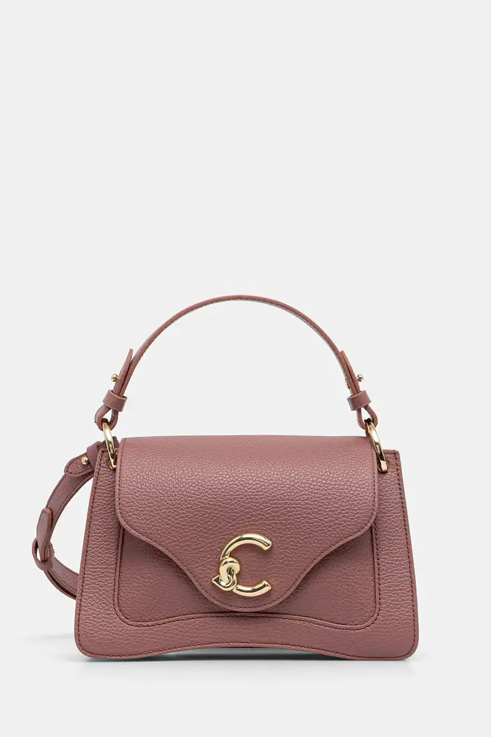 Coccinelle borsa a tracollo da donna in pelle Rosa