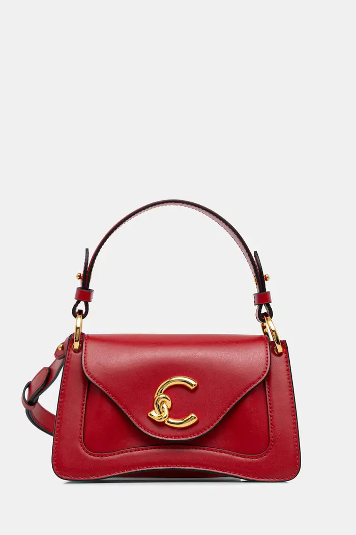 Coccinelle borsa a tracollo da donna in pelle Rosso