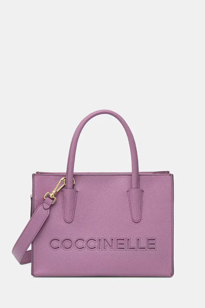 Coccinelle borsa a tracollo da donna in pelle Violetto