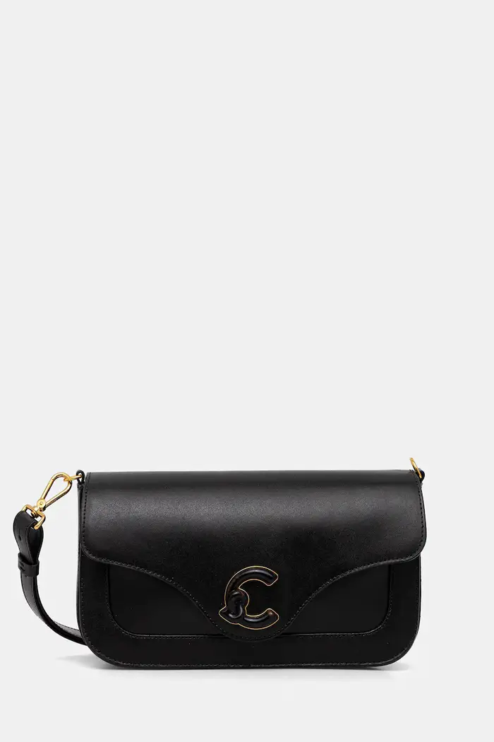 Coccinelle borsa da donna in pelle C-ME CALF&MARB Nero