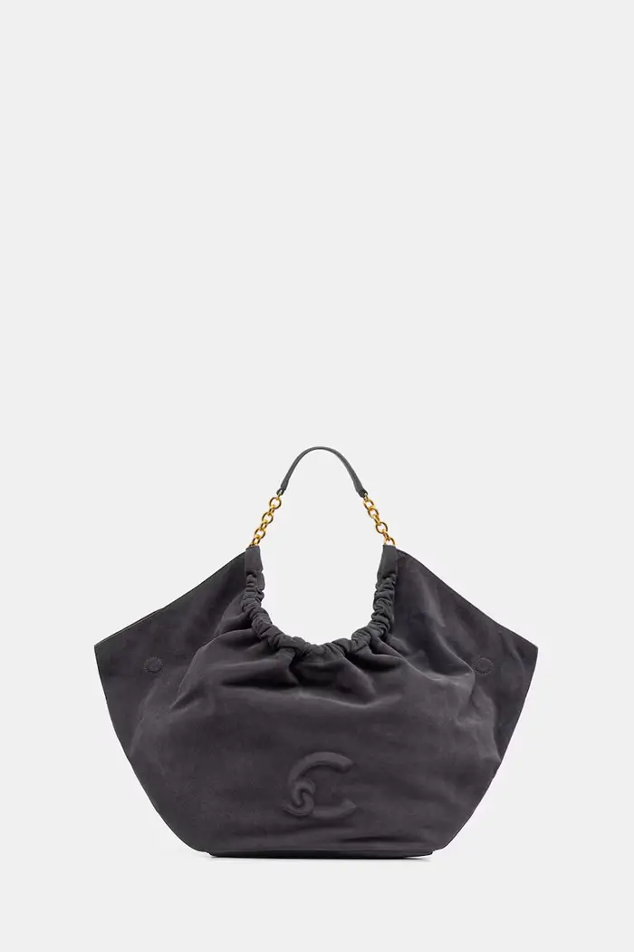 Coccinelle borsa shopper da donna in camoscio Grigio