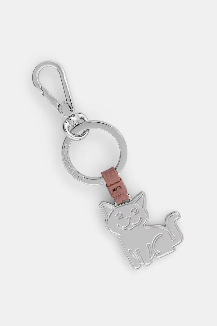 Coccinelle portachiavi da donna in metallo BASIC METAL Argento