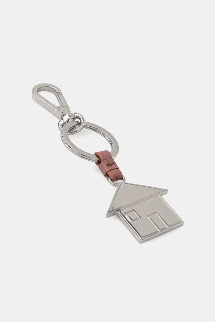Coccinelle portachiavi da donna in pelle BASIC METAL Rosa