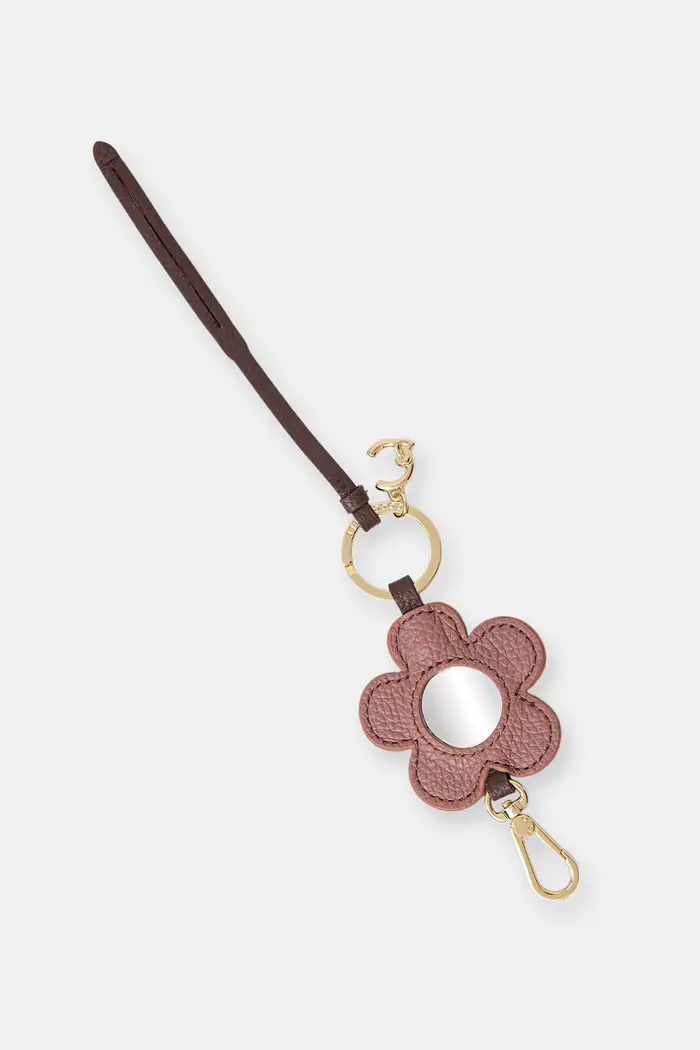 Coccinelle portachiavi da donna in pelle Rosa