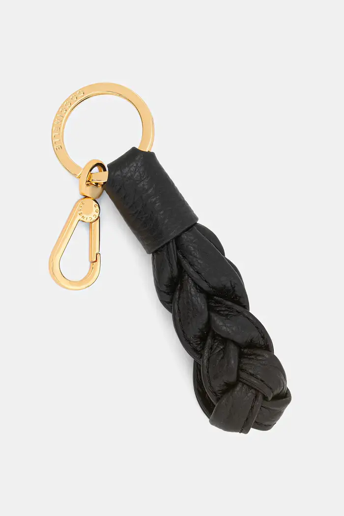 Coccinelle portachiavi in pelle BOHEME Nero