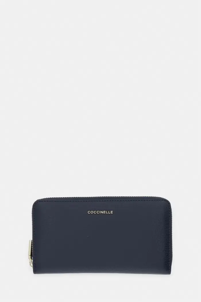 Coccinelle portafoglio in pelle Blu navy