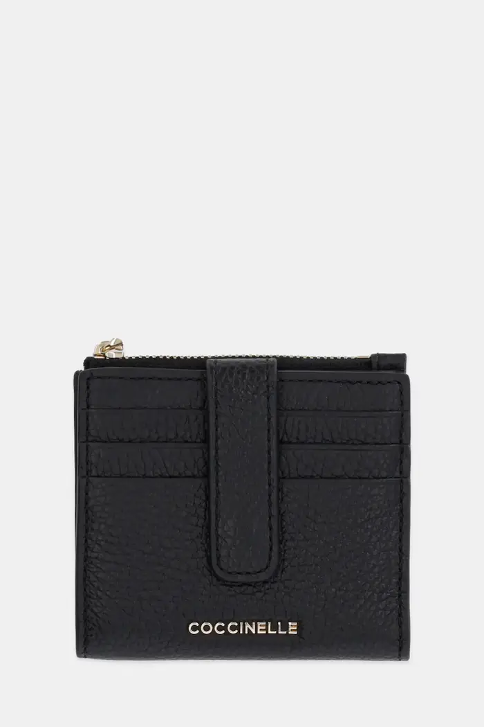 Coccinelle portafoglio in pelle Nero