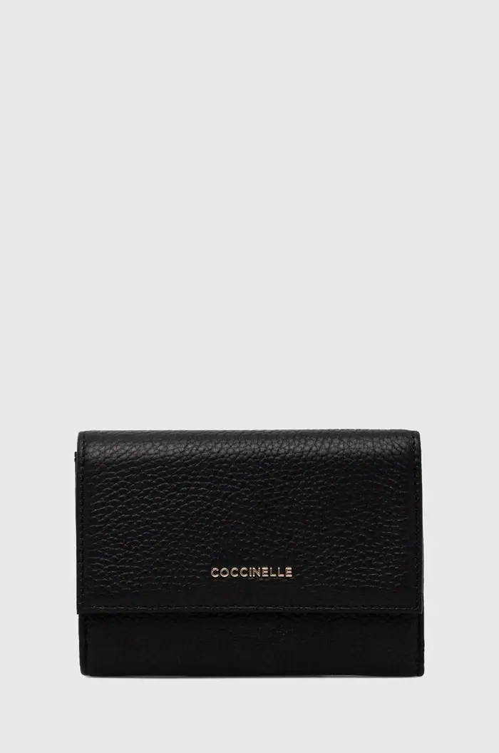 Coccinelle portafoglio in pelle Nero