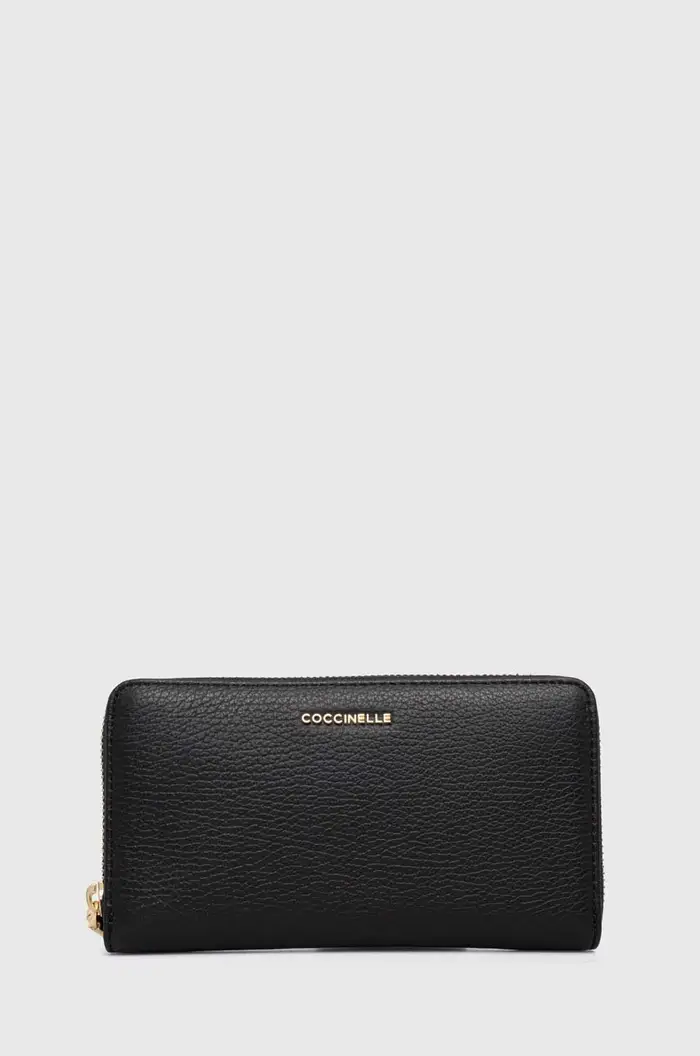 Coccinelle portafoglio in pelle Nero