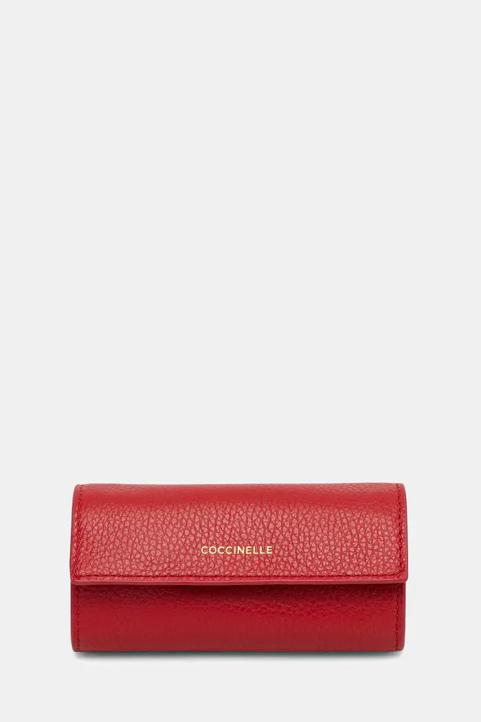 Coccinelle portagioie in pelle Rosso