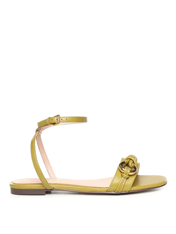 Coccinelle Sandali piatti in pelle Beige
