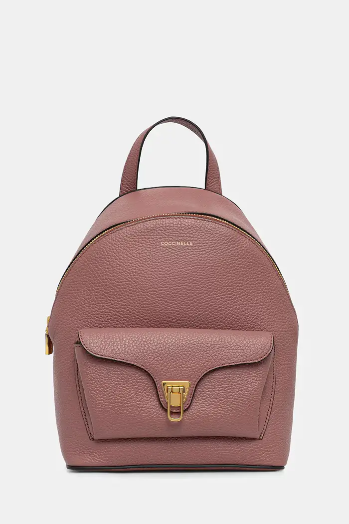 Coccinelle zaino urbano da donna in pelle Rosa