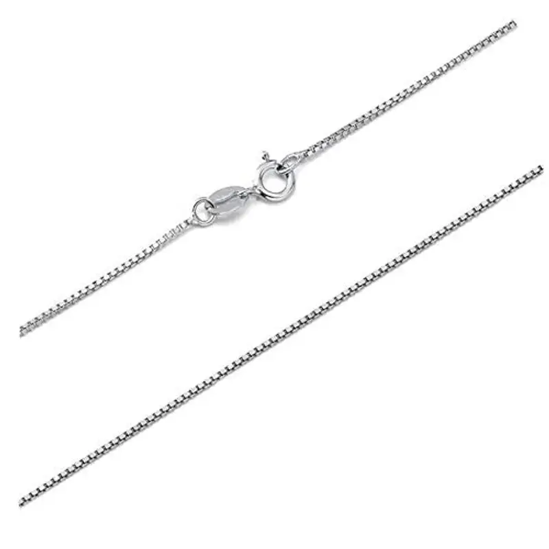 Gold Gala Collana in Argento 925 a Maglia Veneziana Sottile, Made in Italy