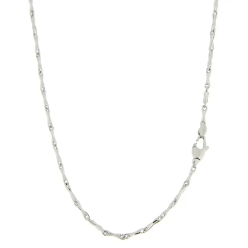 Gioielleria Lucchese Oro Collana Uomo Oro Bianco GL101043