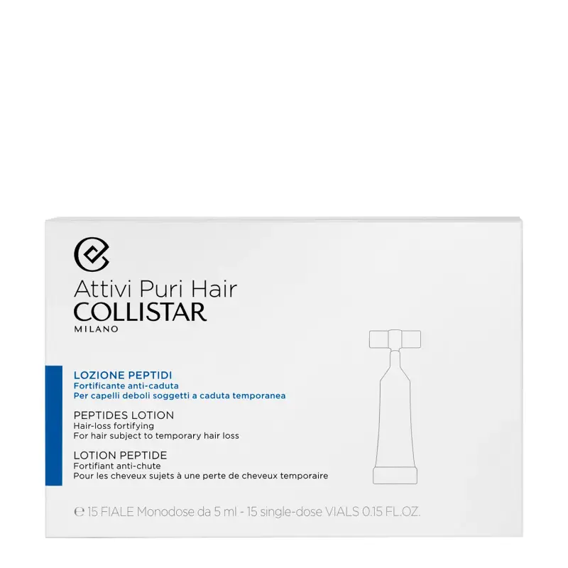 Collistar Attivi Puri Hair Lozione Peptidi x 5ml - Trattamento Anticaduta Capelli