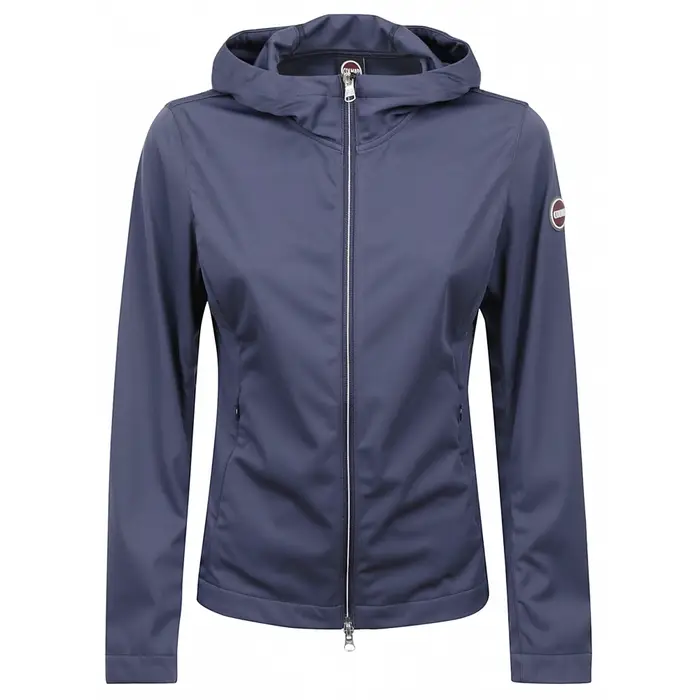 Colmar giubbotto blu donna con cappuccio fisso
