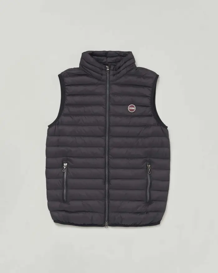 Gilet Colmar Originals nero trapuntato e imbottito in piuma