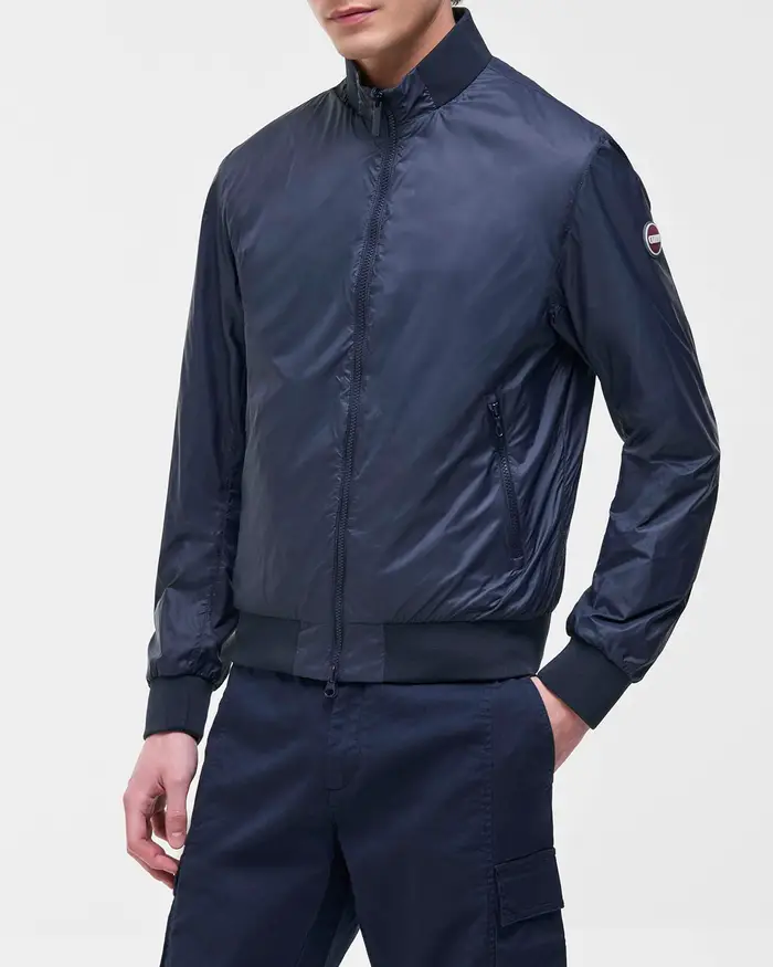 Colmar Originals Giubbino sailor blu reversibile in verde militare in tessuto opaco ultraleggero