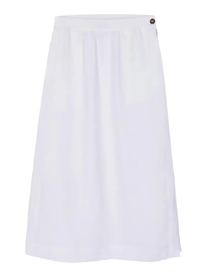 Colmar Originals Gonna midi in lino Bianco