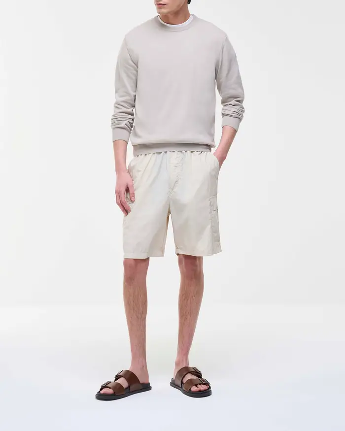 Colmar Originals Maglioncino girocollo beige in puro cotone