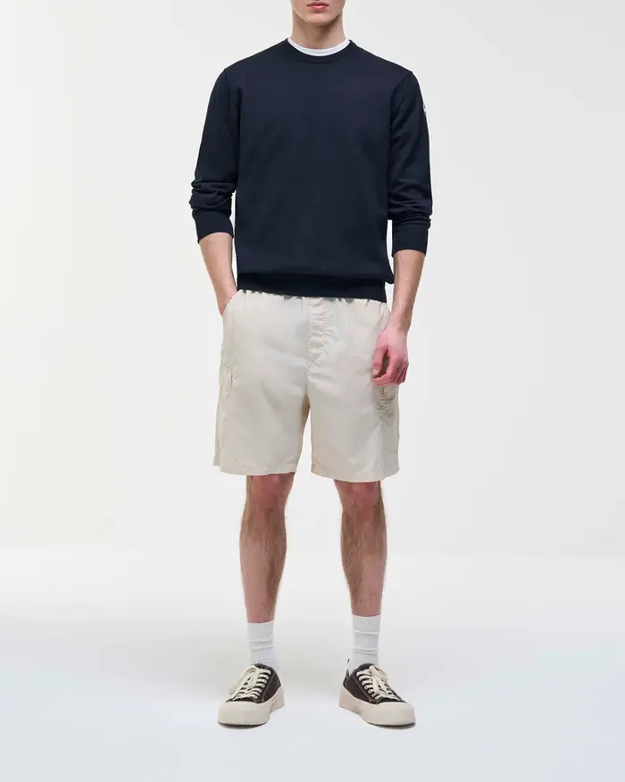 Colmar Originals Maglioncino girocollo blu in puro cotone