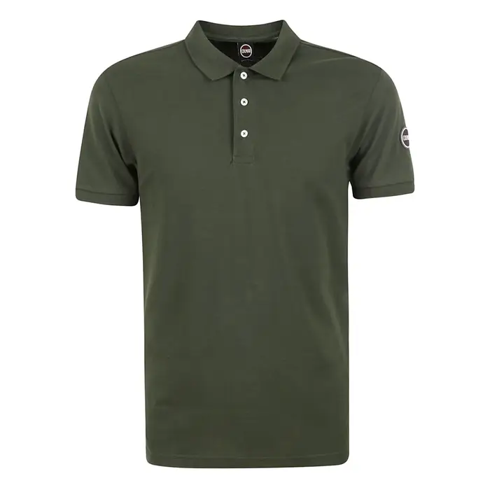 Colmar polo uomo in piquet di cotone verde