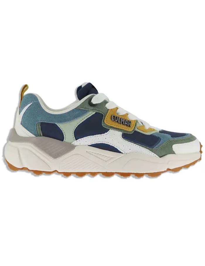 Colmar Sneakers Garner Choice in mix pelle blu Uomo GARNER 023