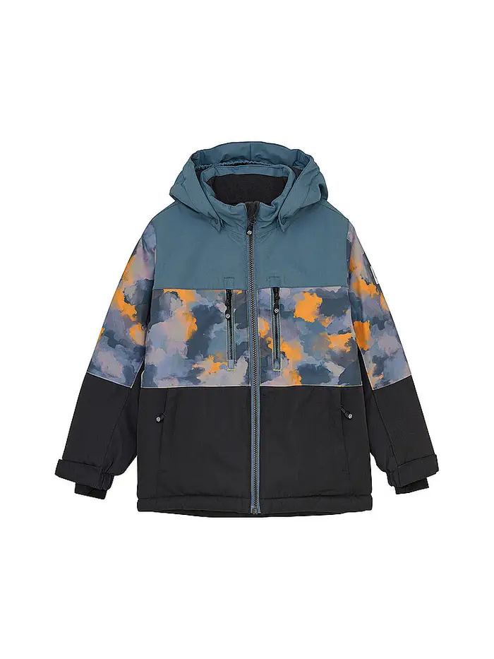 color kids Giacca da sci colorblock da ragazzo blu | 122