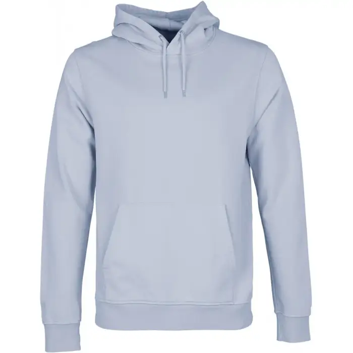 Colorful Standard Felpa con cappuccio Classic Organic powder blue Bleu