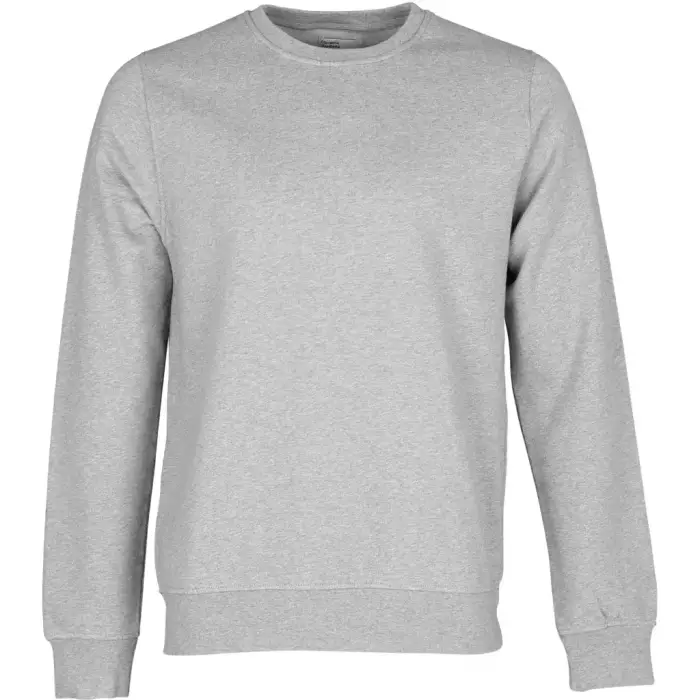 Colorful Standard Felpa girocollo Classic Organic heather grey