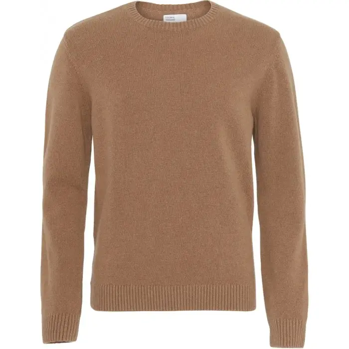 Colorful Standard Maglione girocollo in lana Classic Merino sahara camel