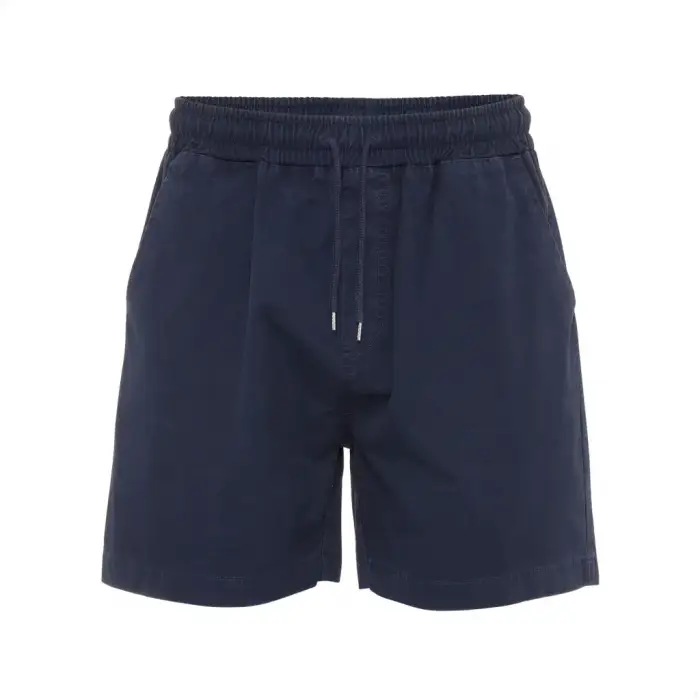 Colorful Standard Pantaloncini in twill Organic navy blue
