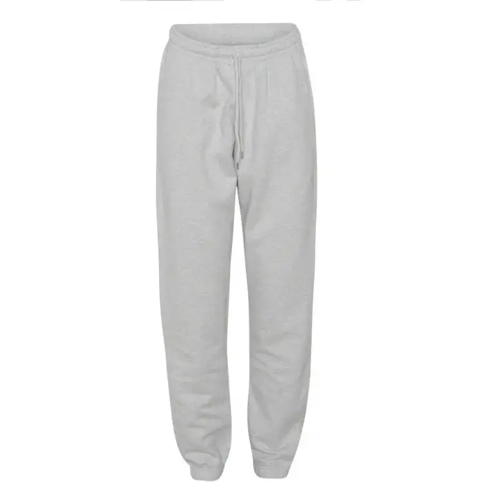 Colorful Standard Pantaloni running Organic snow melange Gris