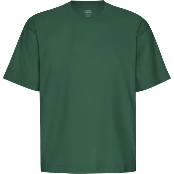 Colorful Standard T-shirt oversize Emerald Green Vert