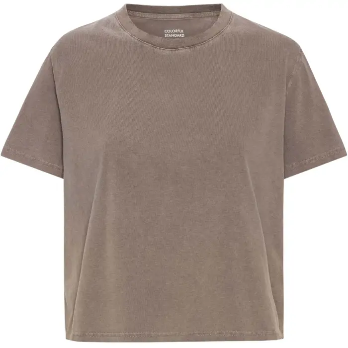 Top da donna Colorful Standard Organic Boxy Vert