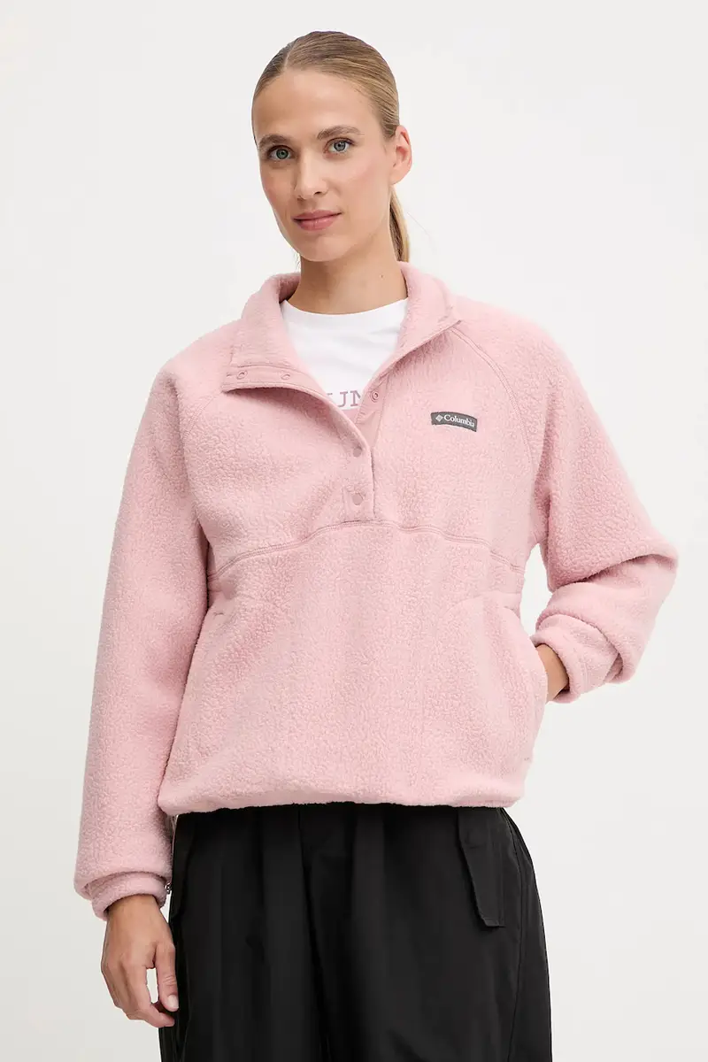 Columbia felpa in pile Jasper donna colore rosa 2142381