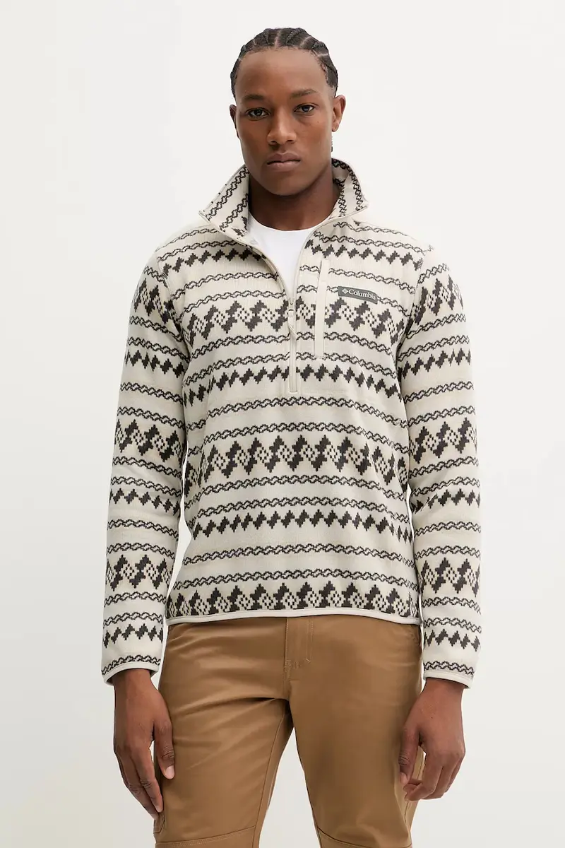 Columbia felpa outdoor Sweater Weather uomo colore beige 2097741
