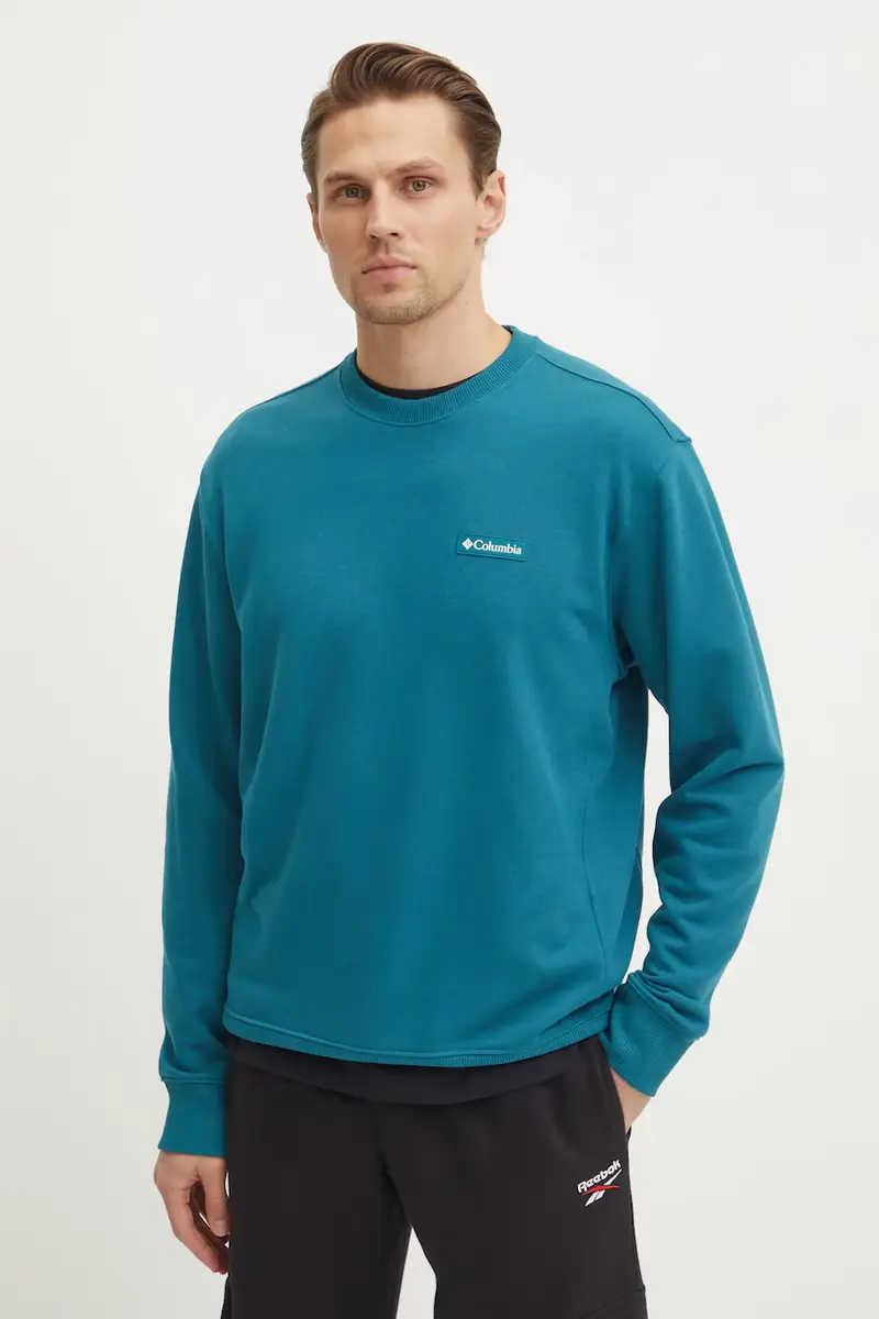 Columbia felpa uomo colore verde Turchese