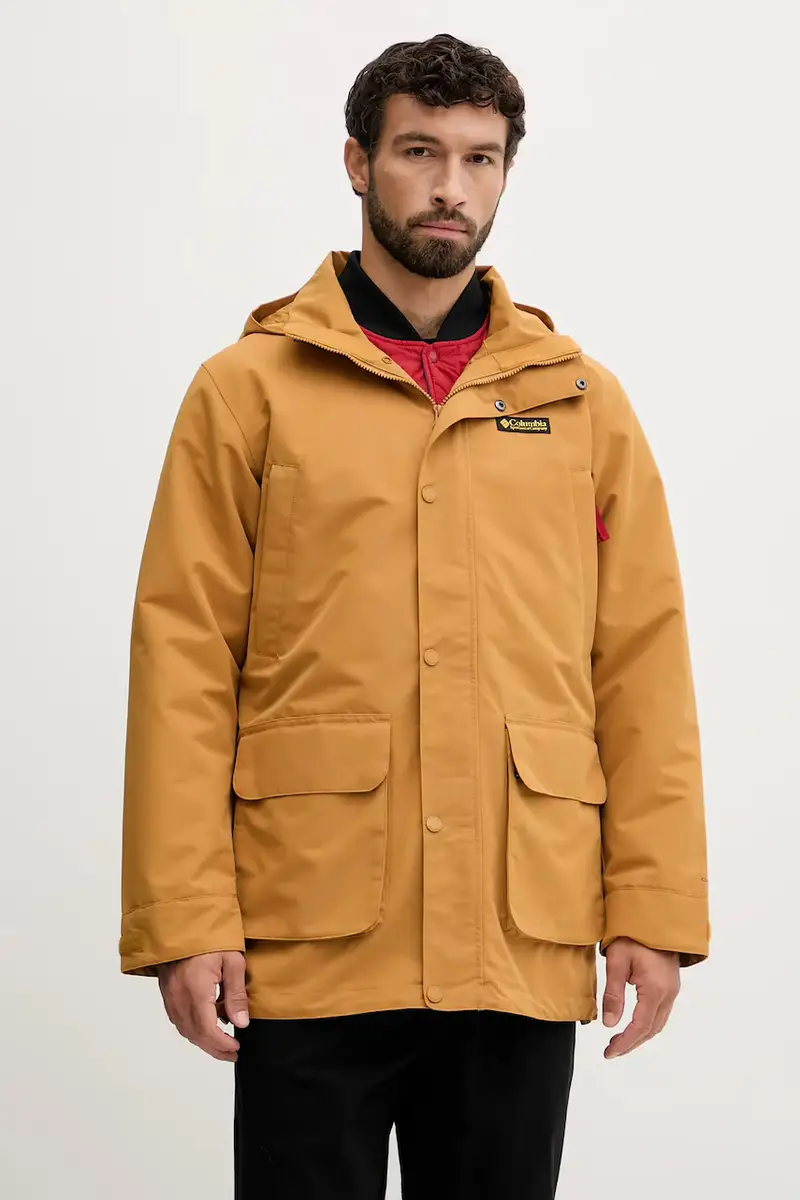 Columbia giacca High Cascades Interchang colore giallo 2141471