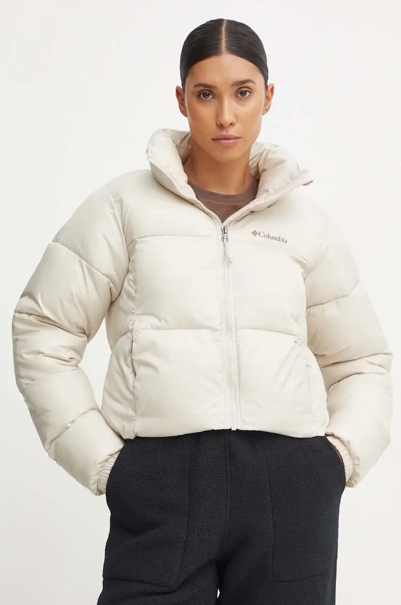 Columbia giacca Puffect Colorblock donna colore beige 2088501