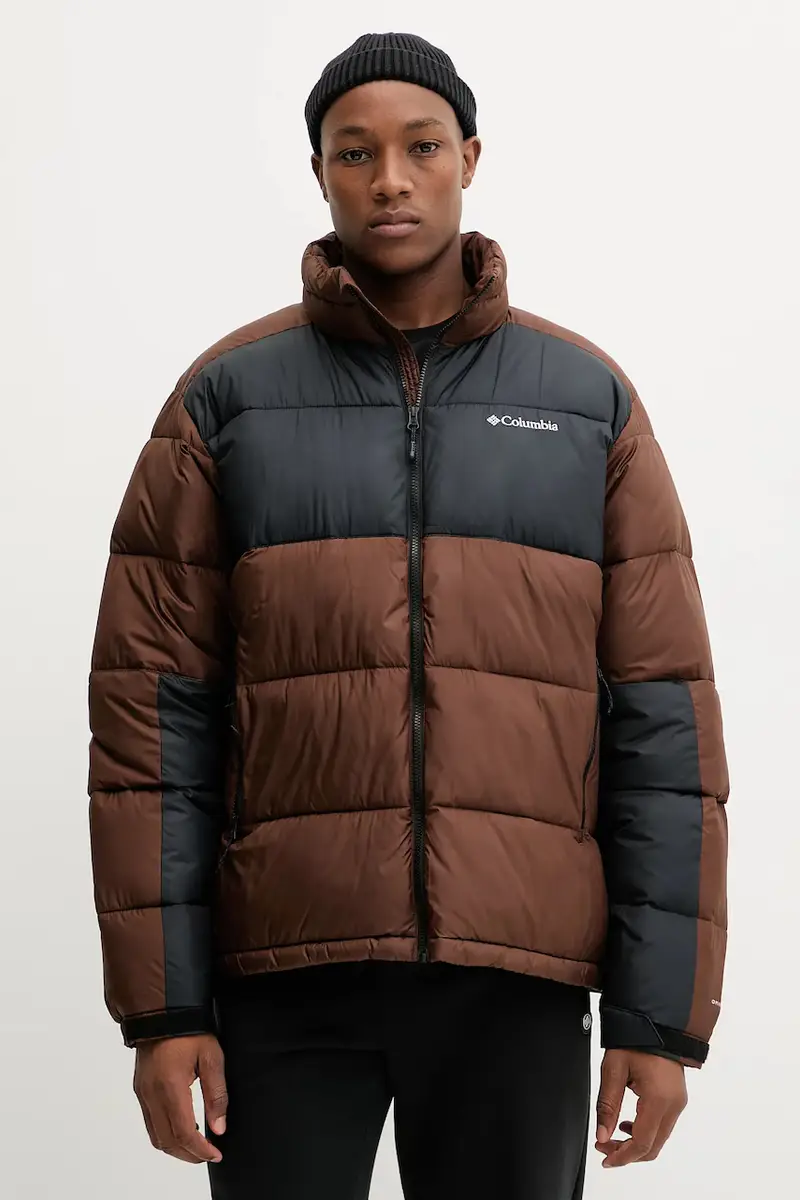 Columbia giacca uomo colore blu navy Marrone