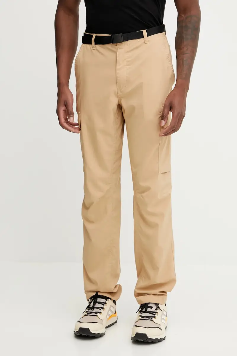 Columbia pantaloni da esterno Skien Valley colore beige 2123354