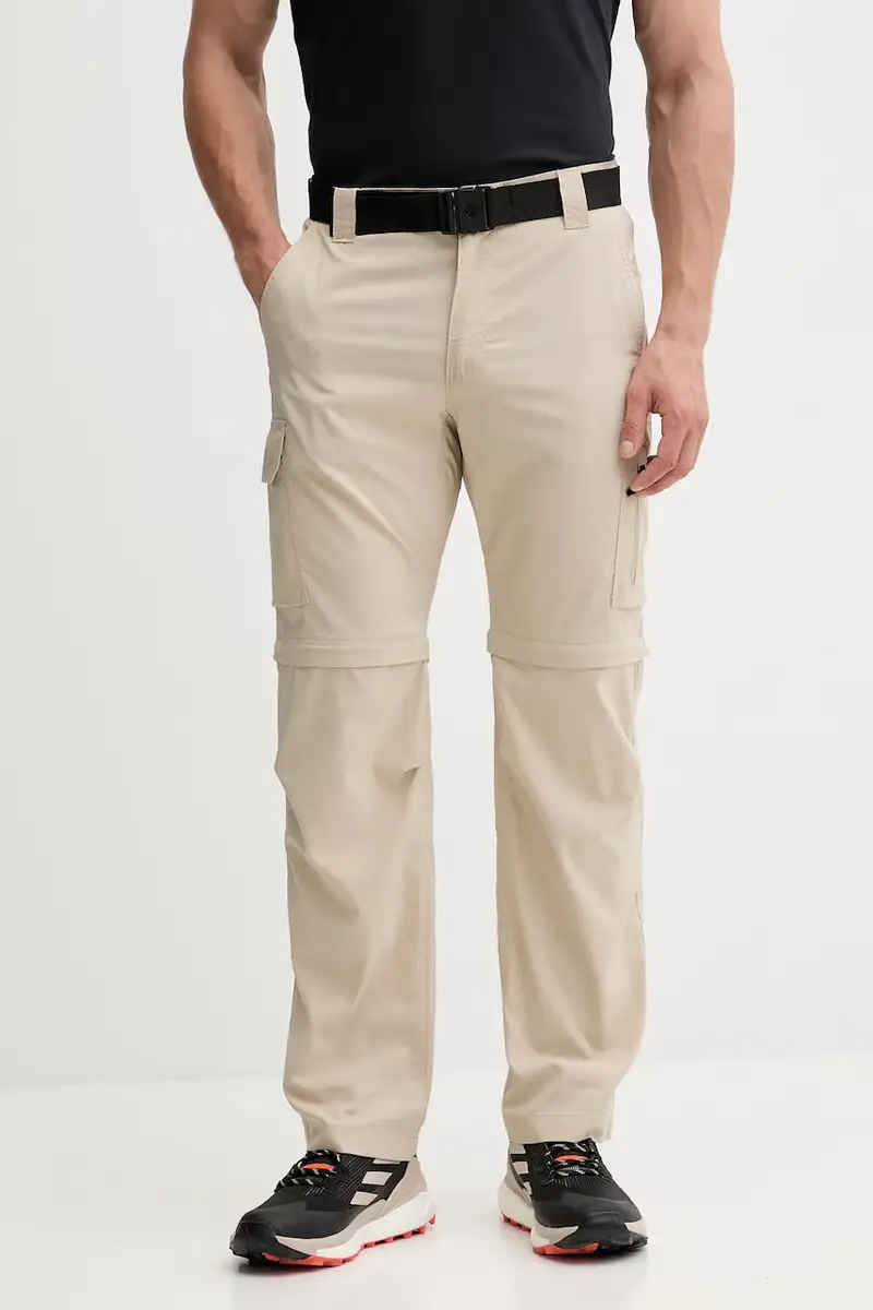 Columbia pantaloni Silver Ridge Utility uomo colore beige 2012962