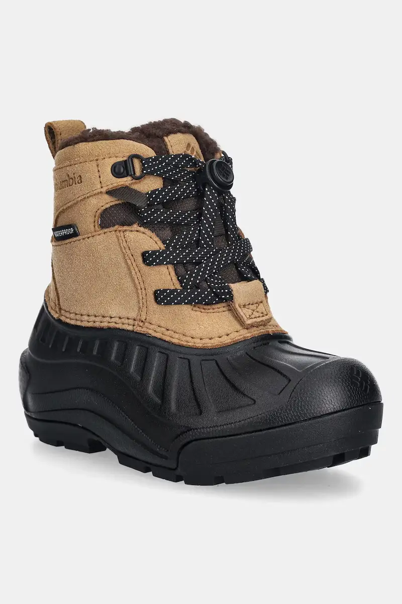 Columbia stivali da neve bambini CHILDREN S POWDERBUG ALPINE Marrone