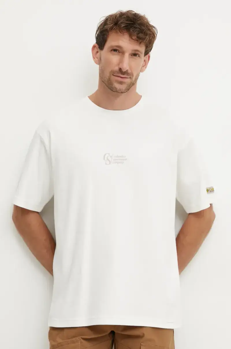 Columbia T-shirt Uomo Beige 3291333