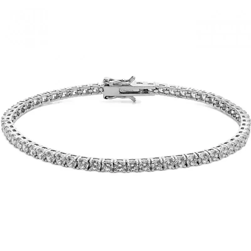 COMETE GIOIELLI Bracciale Tennis Uomo Argento 925 Gioiello Comete